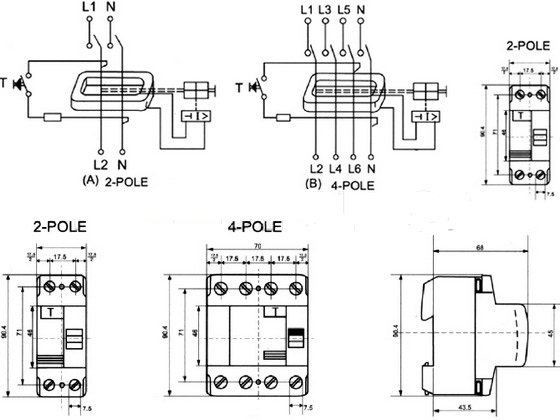 Phân biệt MCB, MCCB, RCCB, RCBO, ELCB, RCB